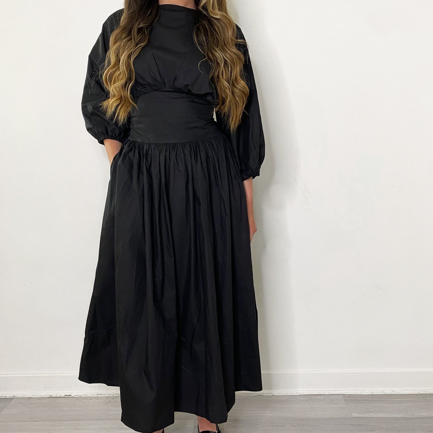 Robe Ayline (bleu & noir)