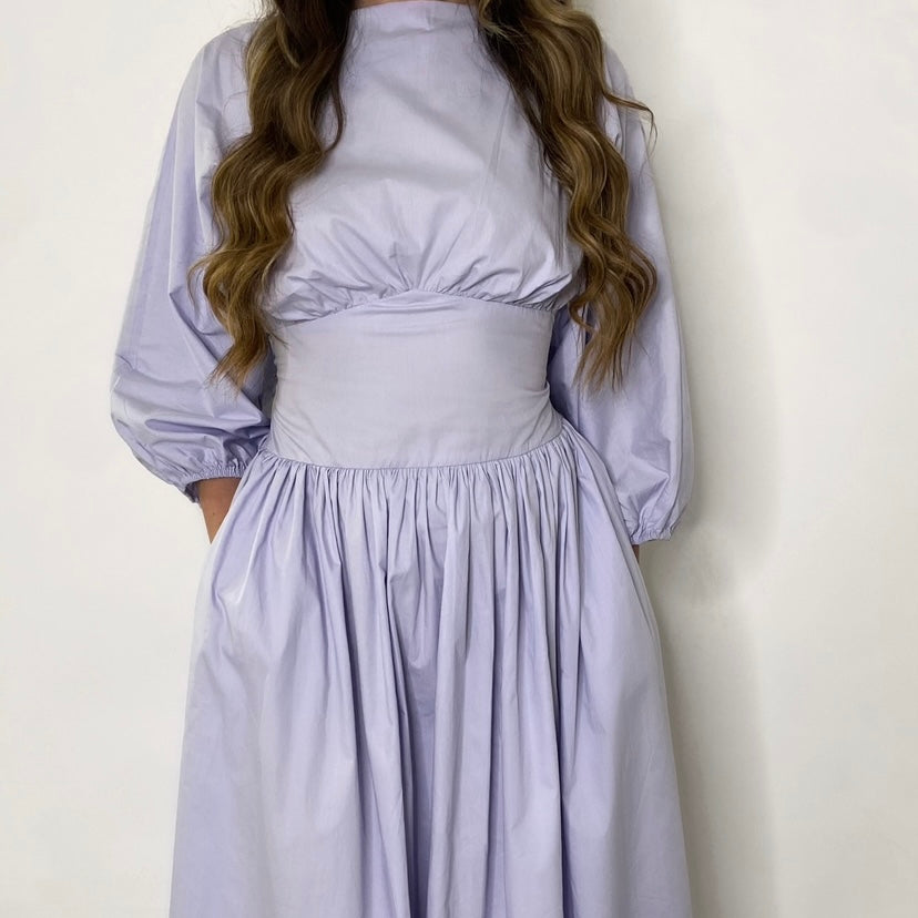 Robe Ayline (bleu & noir)