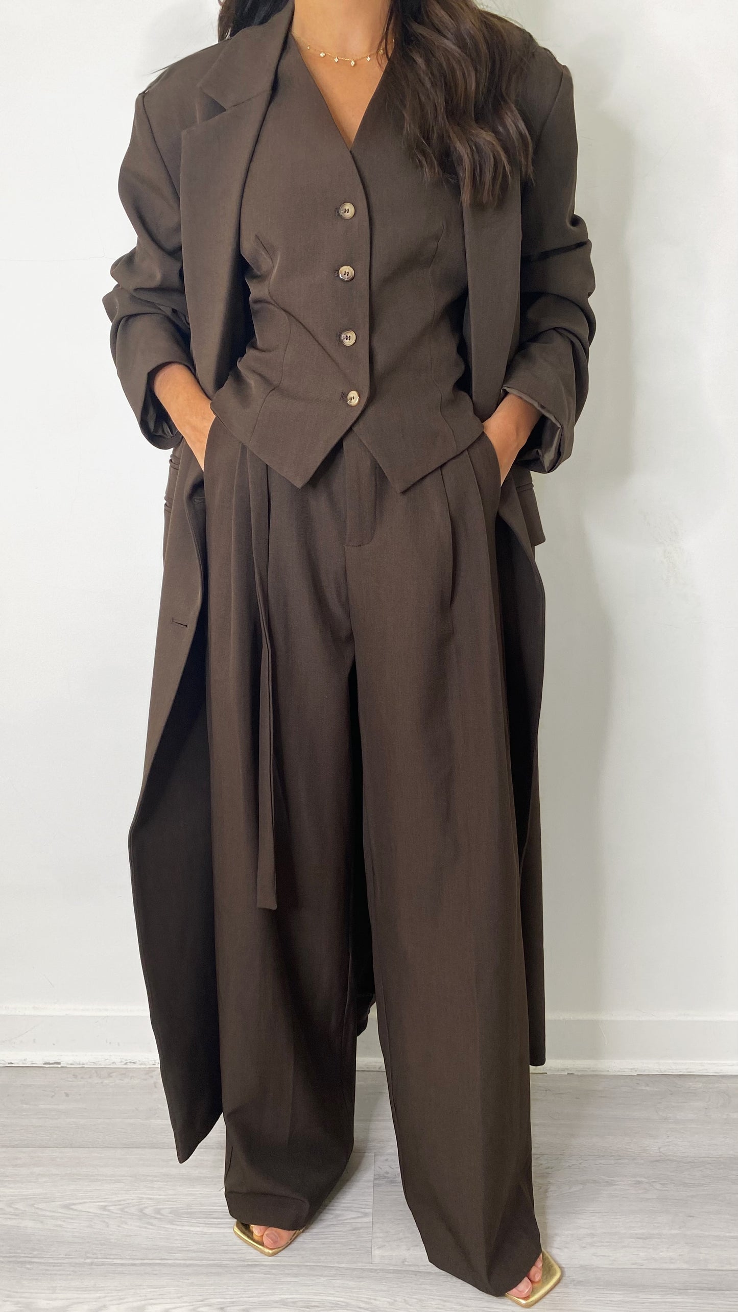 Blazer Long Mocca