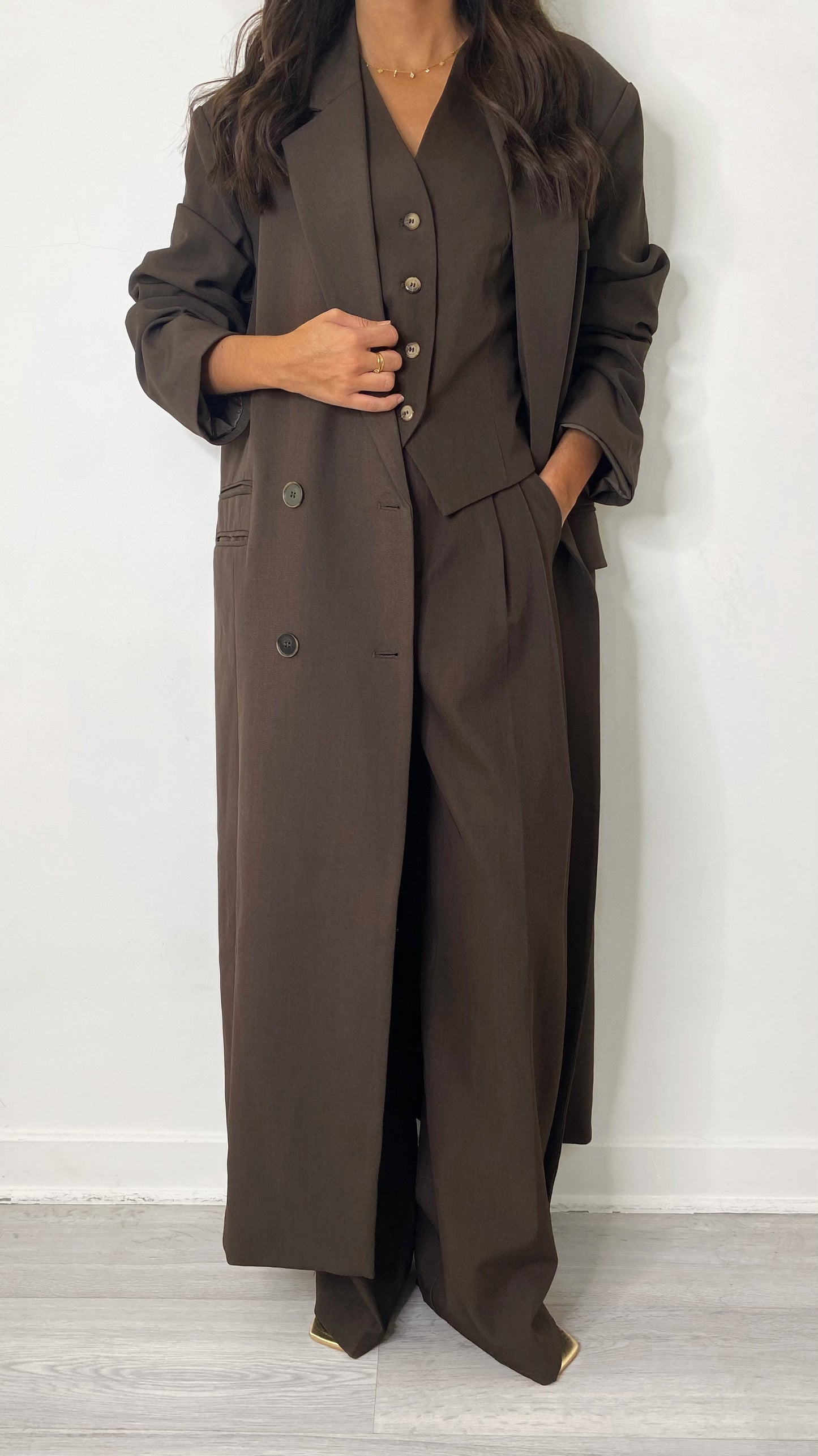 Blazer Long Mocca