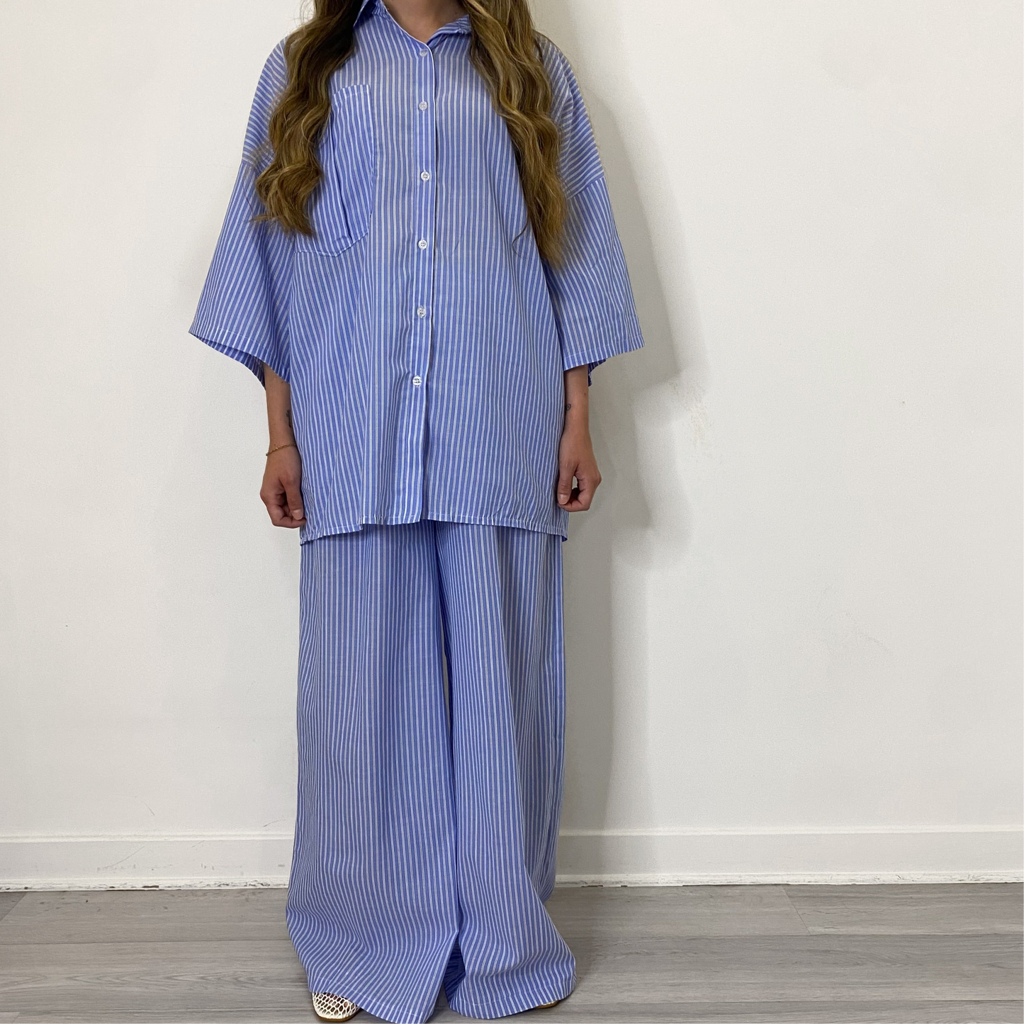 Ensemble Rayana (bleu & gris)
