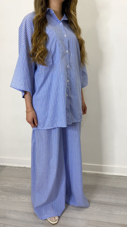 Ensemble Rayana (bleu & gris)