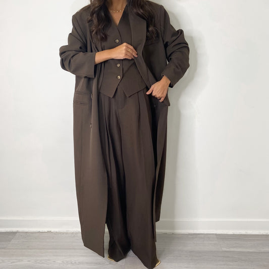 Blazer Long Mocca