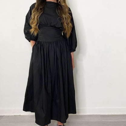 Robe Ayline (bleu & noir)