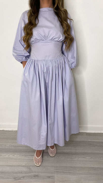 Robe Ayline (bleu & noir)