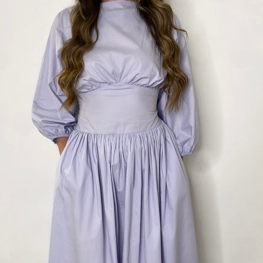 Robe Ayline (bleu & noir)