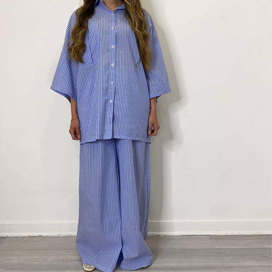 Ensemble Rayana (bleu & gris)
